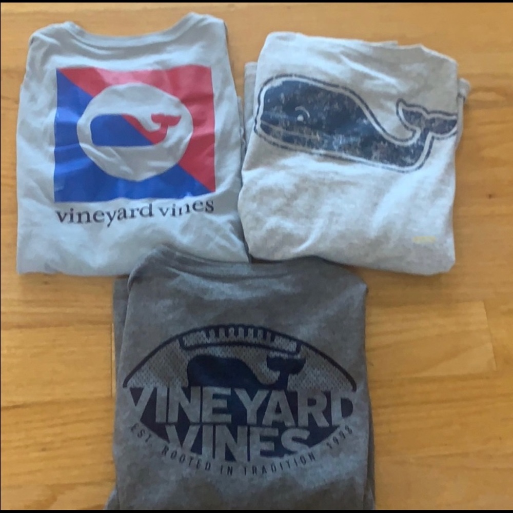 3 boys Vineyard Vines long sleeve T-shirt’s